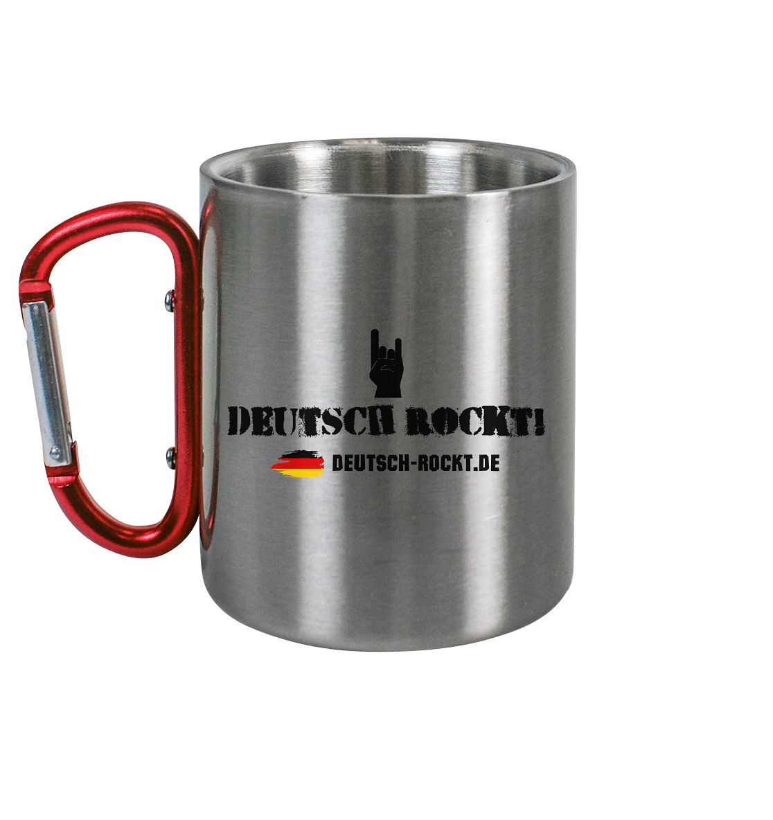 Deutsch Rockt! - Fahne - Edelstahl Tasse