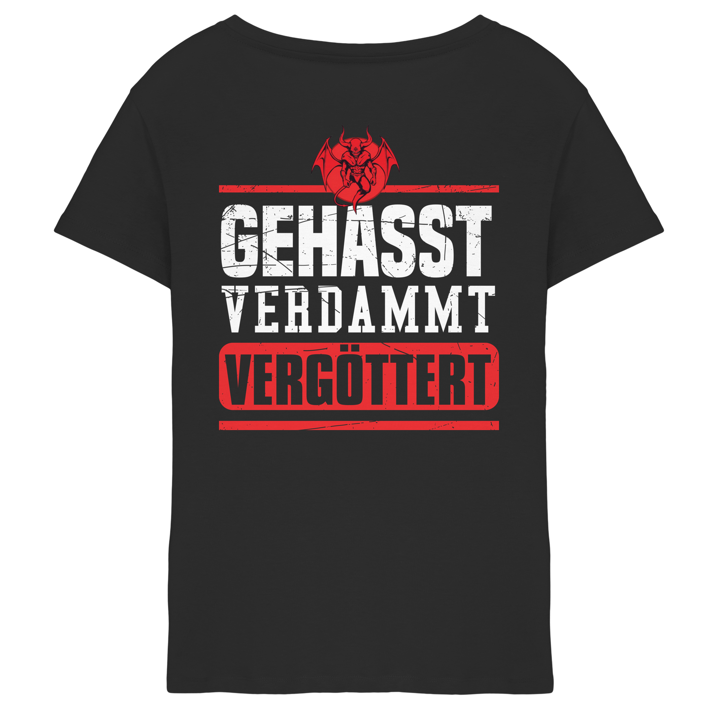 Gehasst, Verdammt, Vergöttert - Damen V-Neck T-Shirt