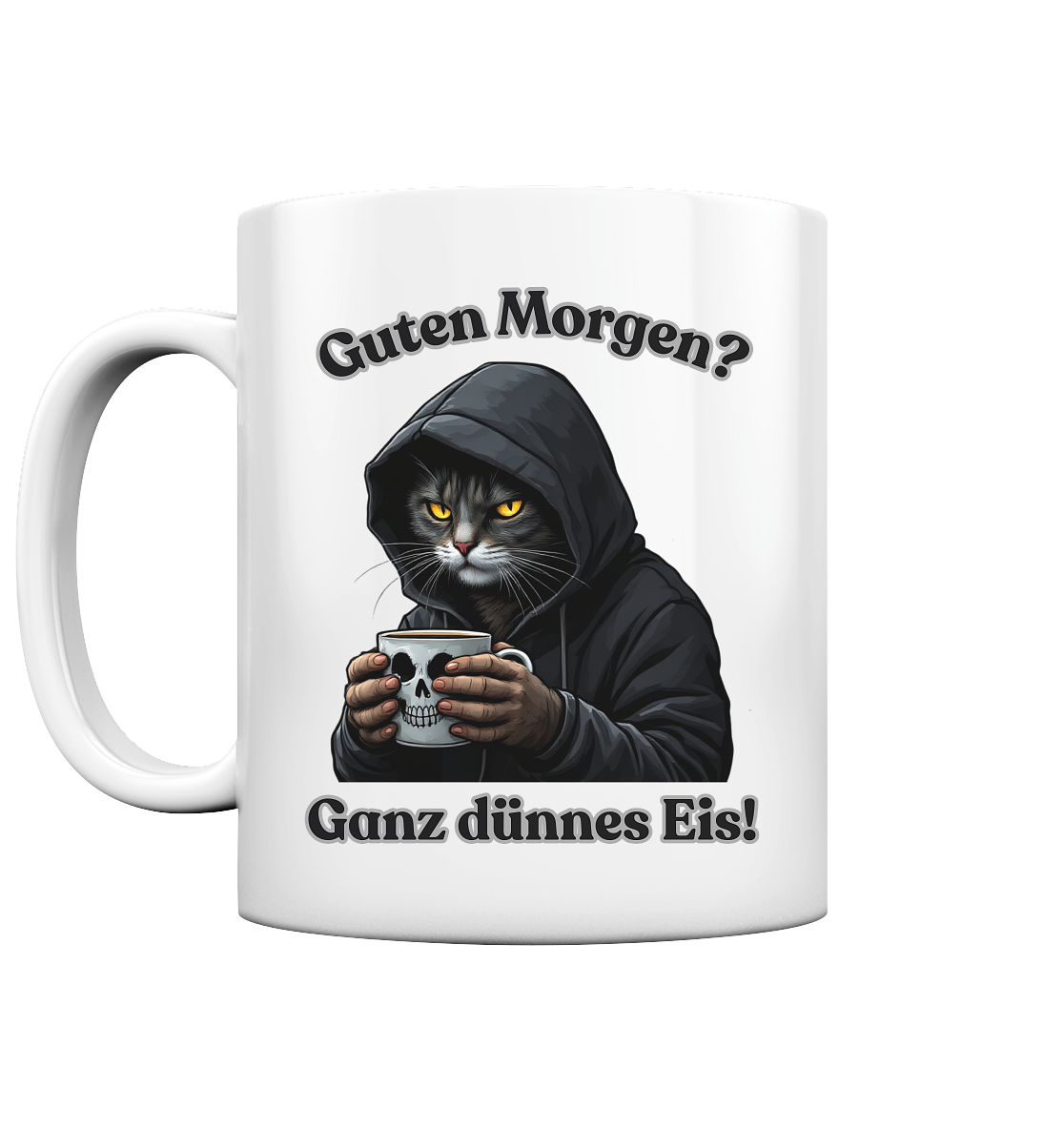 Guten Morgen? Ganz dünnes Eis! - Tasse