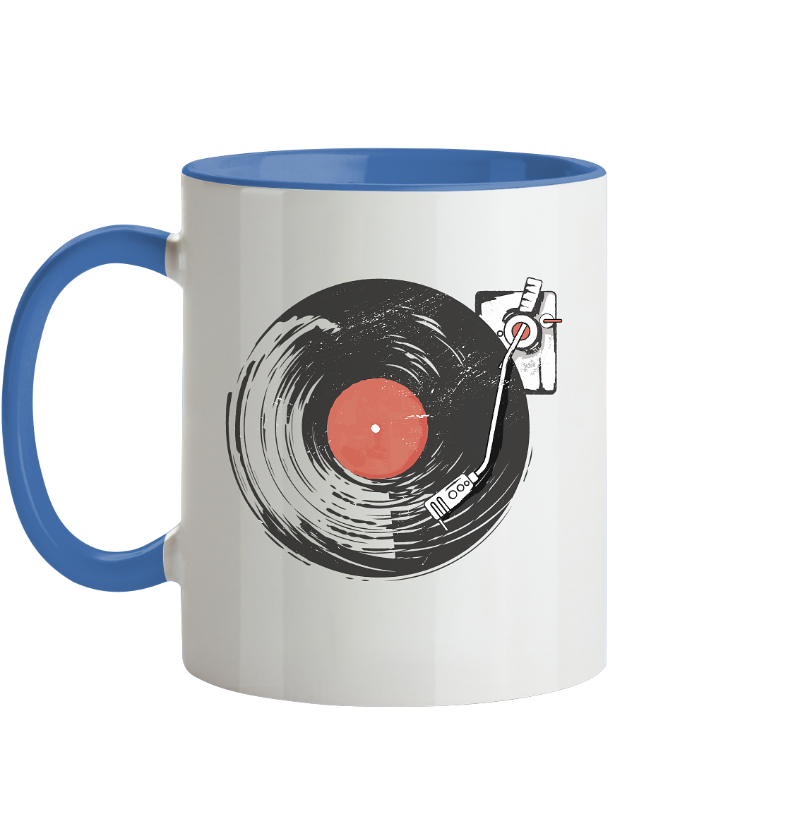 Vinyl Schallplatten - Tasse zweifarbig