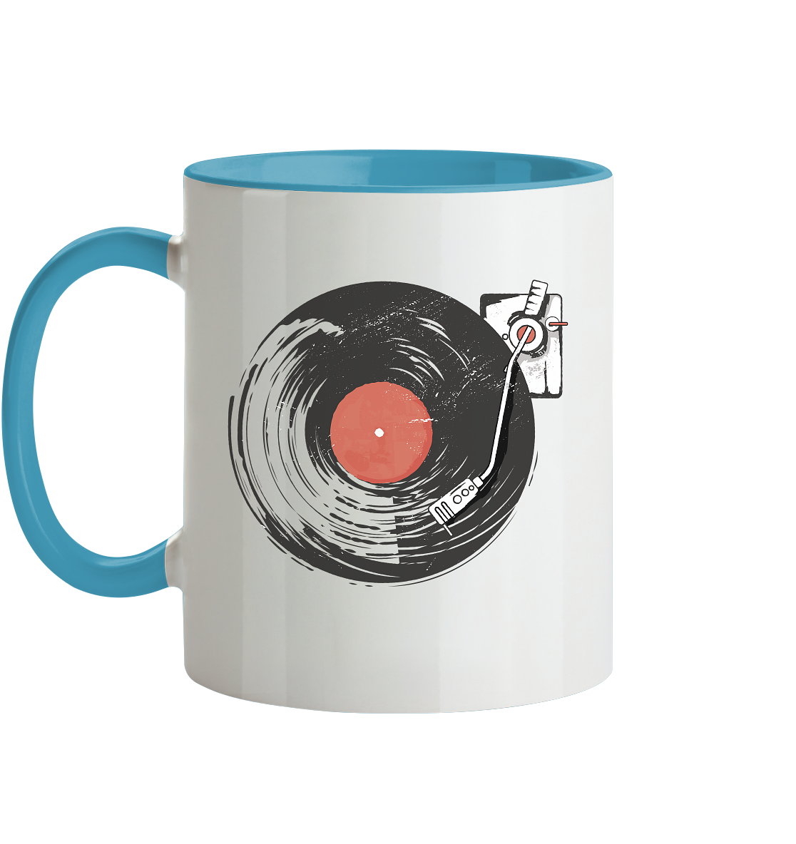 Vinyl Schallplatten - Tasse zweifarbig