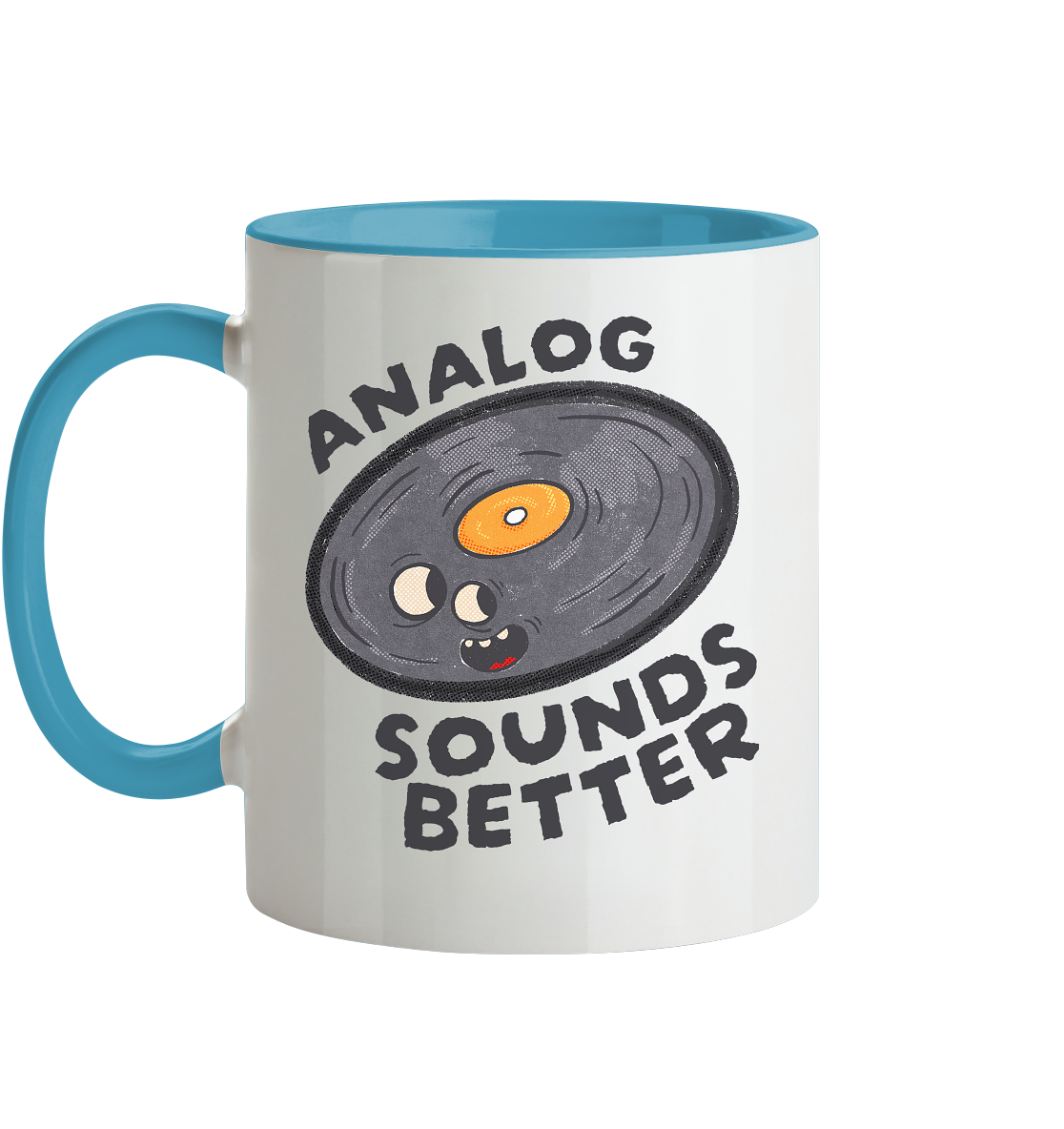 Analog Sounds Better - Vinyl - Tasse zweifarbig