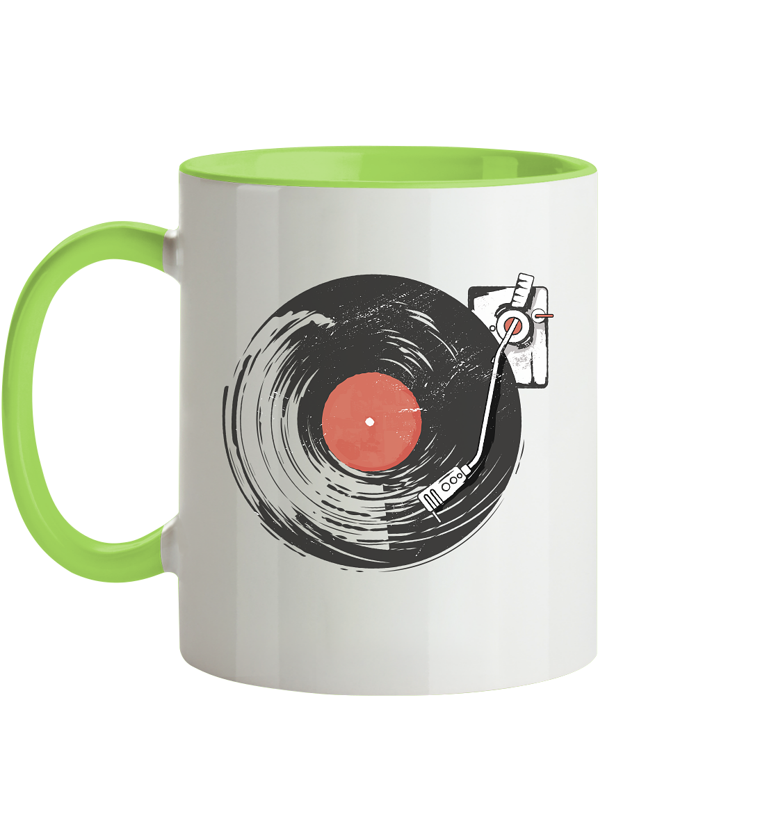 Vinyl Schallplatten - Tasse zweifarbig