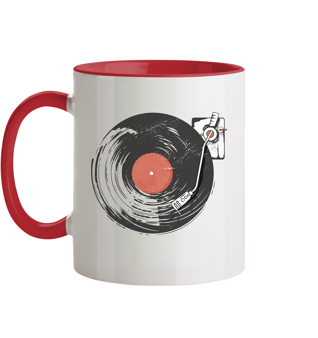Vinyl Schallplatten - Tasse zweifarbig