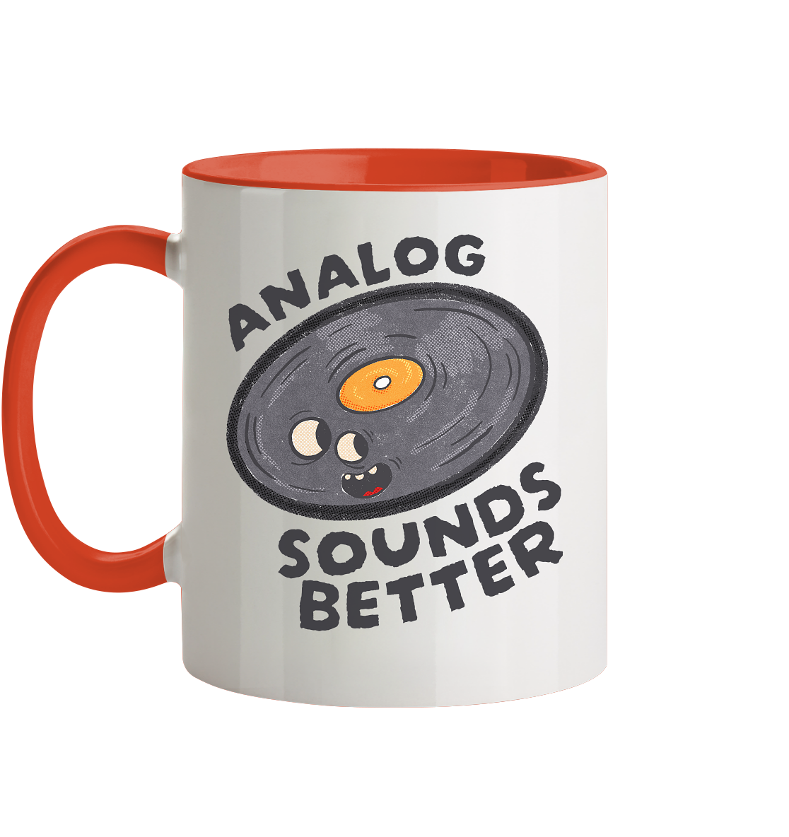 Analog Sounds Better - Vinyl - Tasse zweifarbig