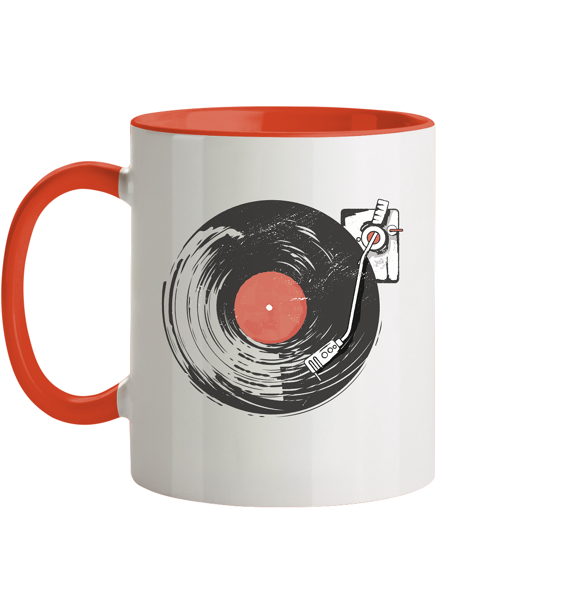 Vinyl Schallplatten - Tasse zweifarbig