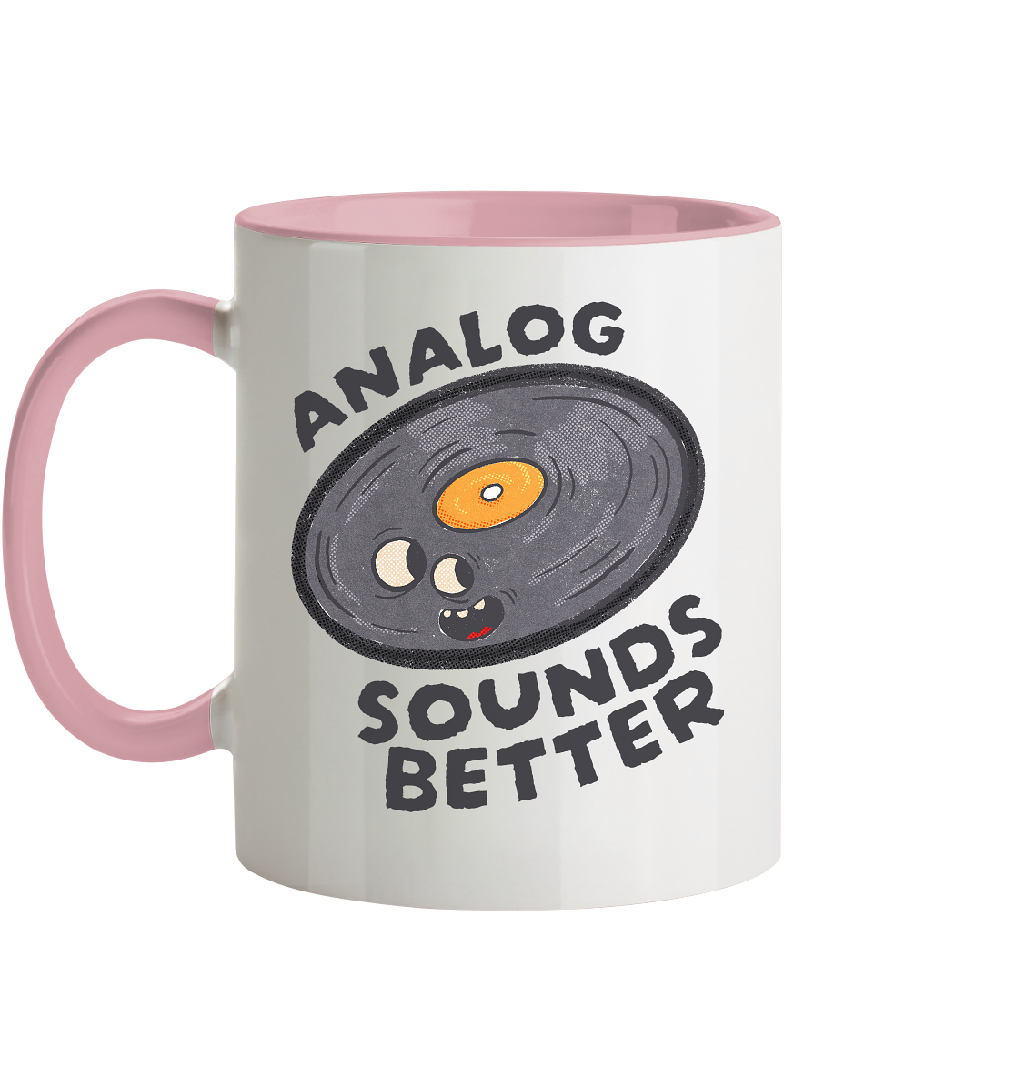Analog Sounds Better - Vinyl - Tasse zweifarbig
