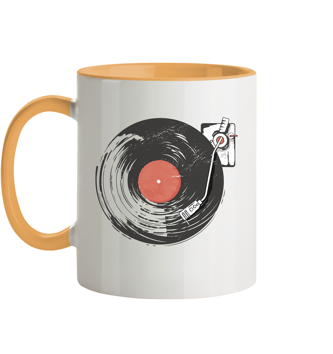 Vinyl Schallplatten - Tasse zweifarbig