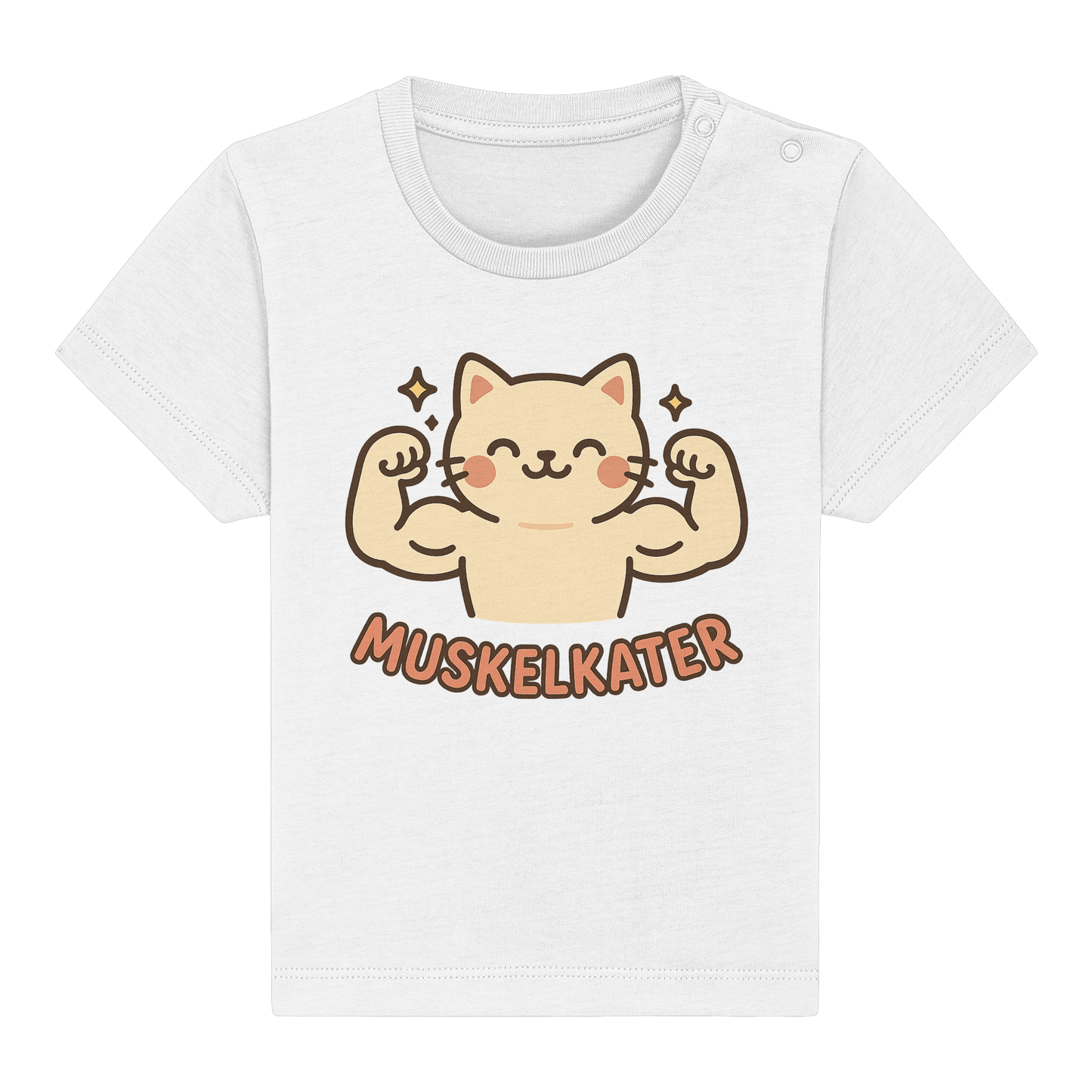 Muskelkater - Kawaii Cat - Baby T-Shirt
