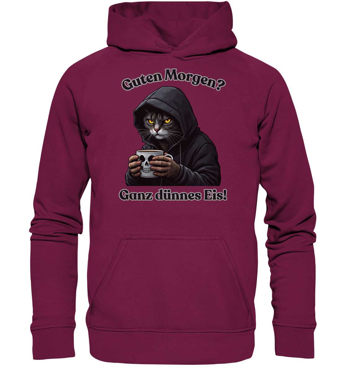 Guten Morgen? Ganz dünnes Eis! - Hoodie / Kapuzenpullover