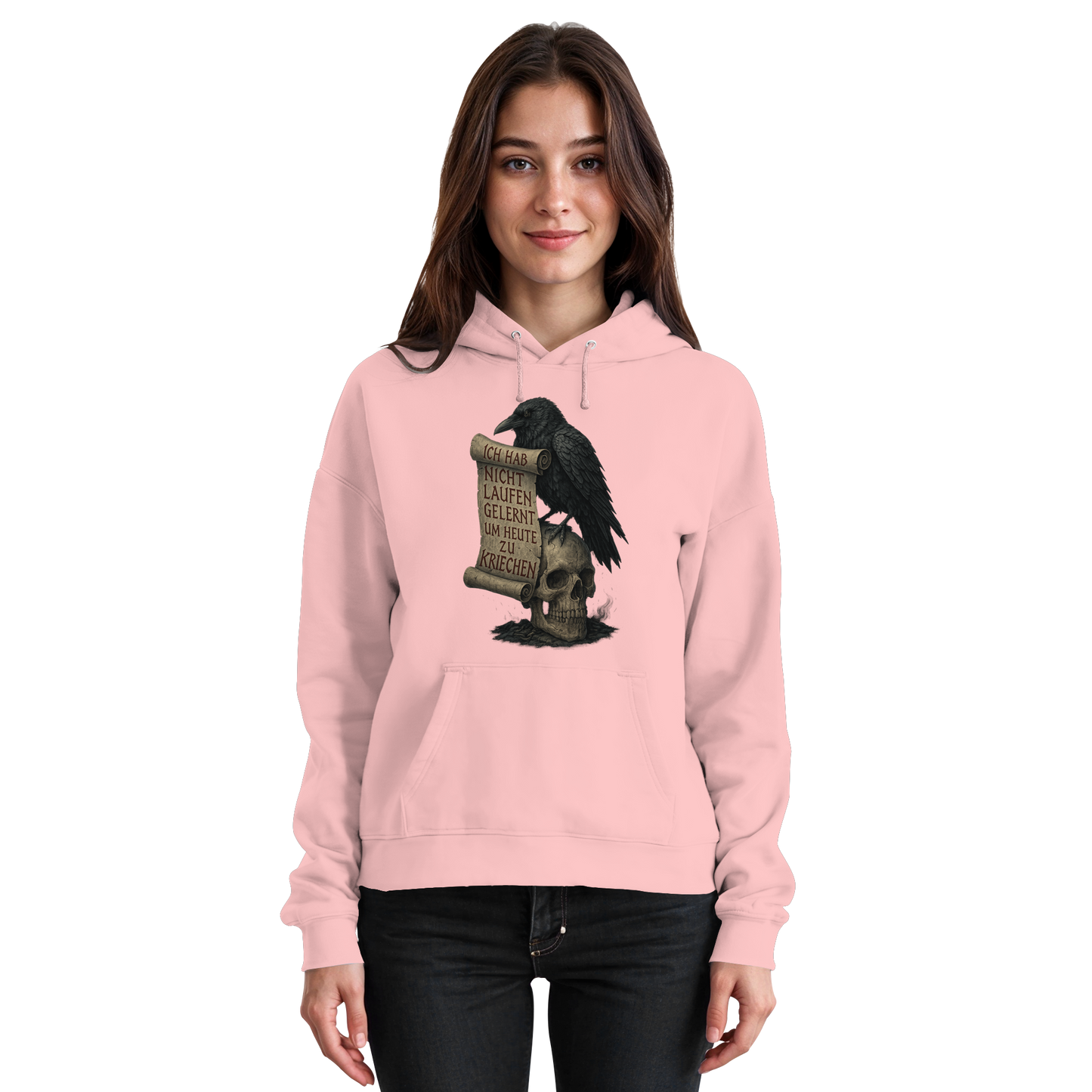 Ich hab nicht laufen gelernt um heute zu kriechen - Hoodie / Kapuzenpullover