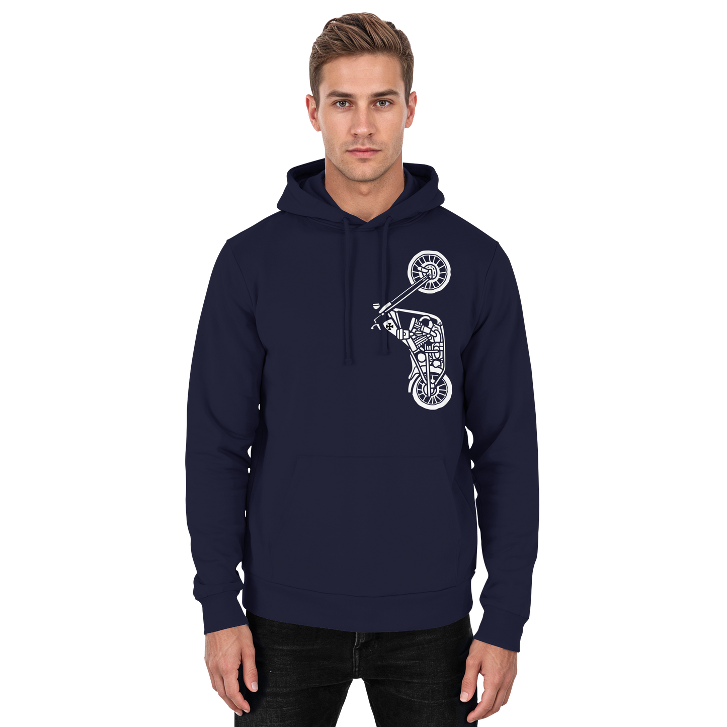 Motorrad - Chopper - Hoodie / Kapuzenpullover