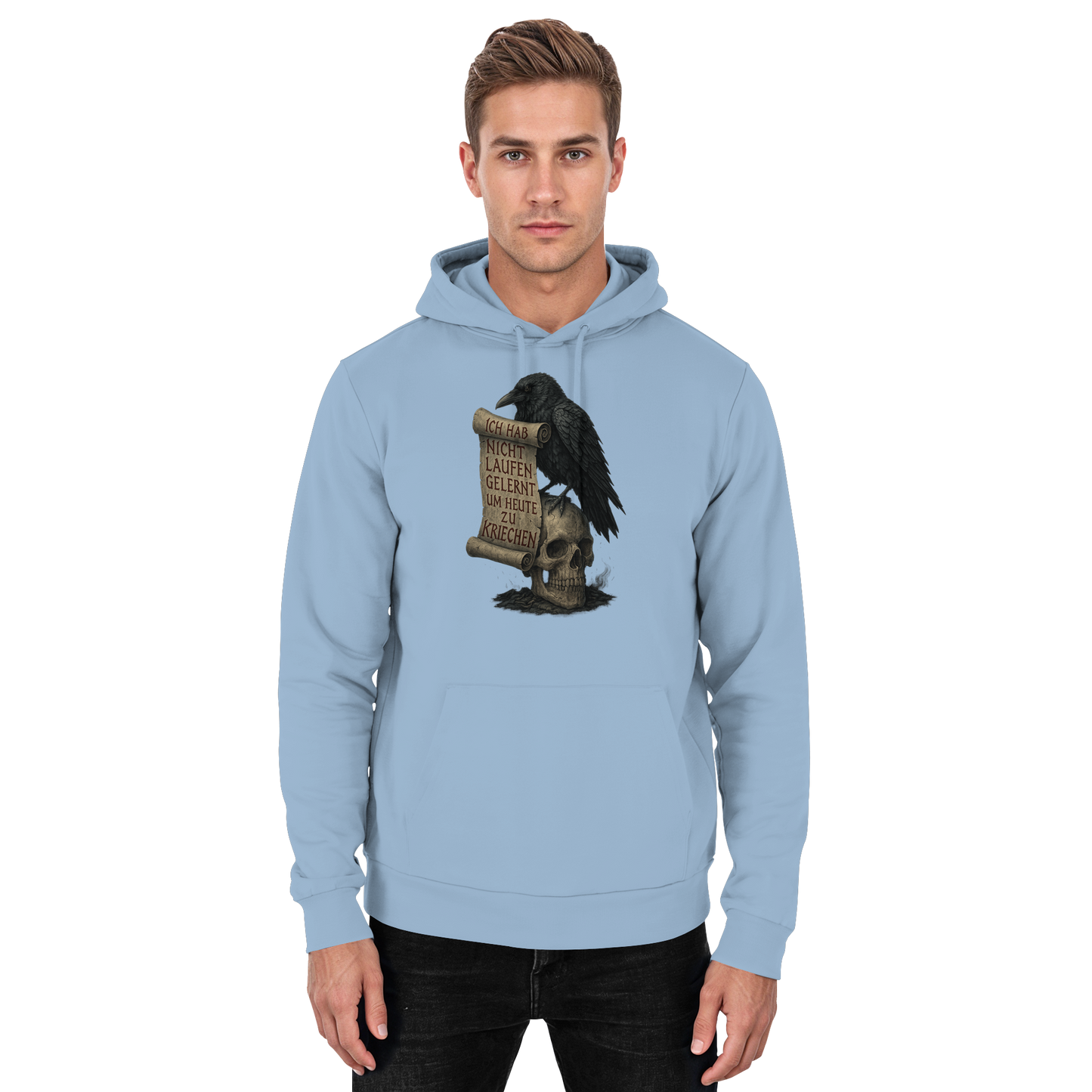 Ich hab nicht laufen gelernt um heute zu kriechen - Hoodie / Kapuzenpullover