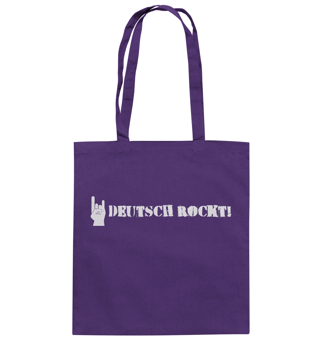 DEUTSCH ROCKT - Logo - Baumwolltasche