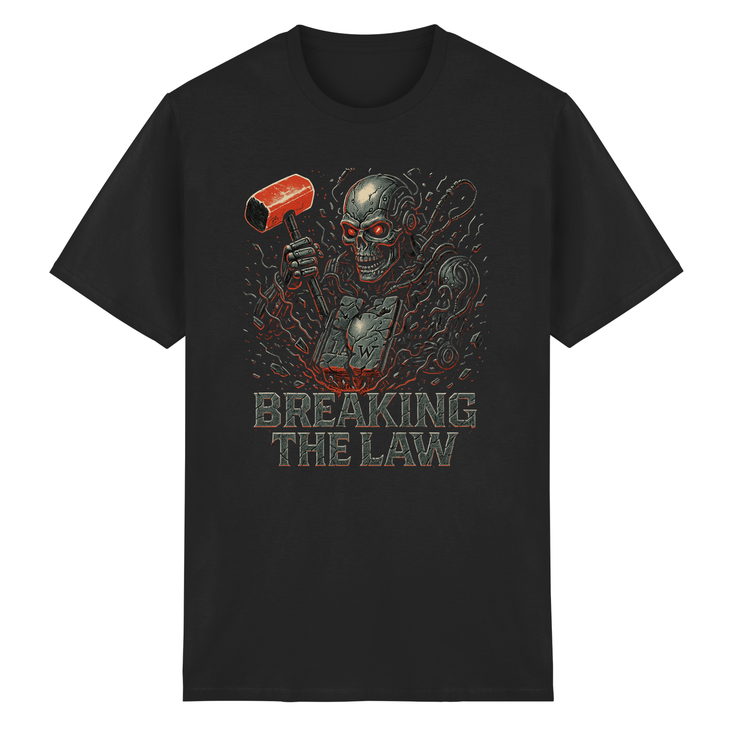 Breaking the Law - Cyborg - T-Shirt