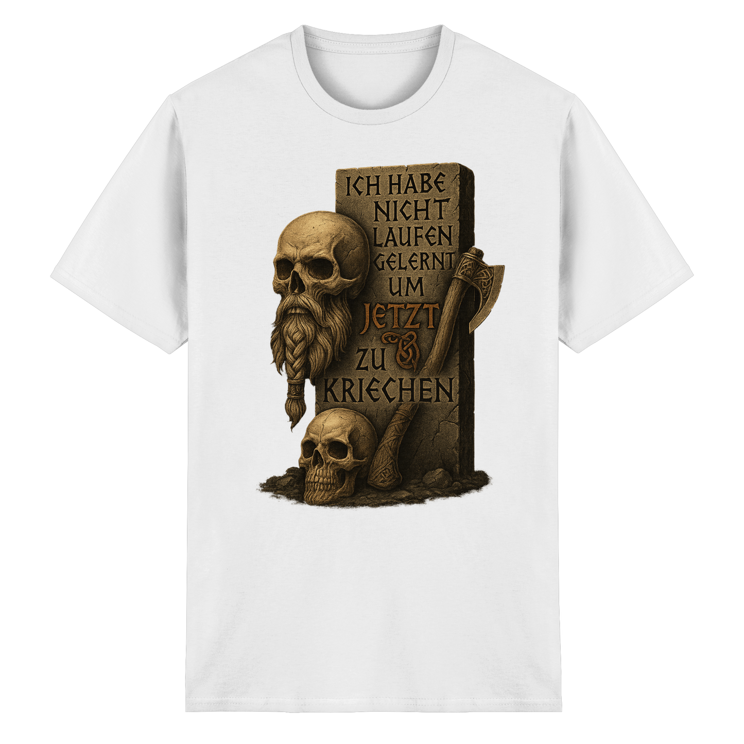 Niemals kriechen - Viking - T-Shirt