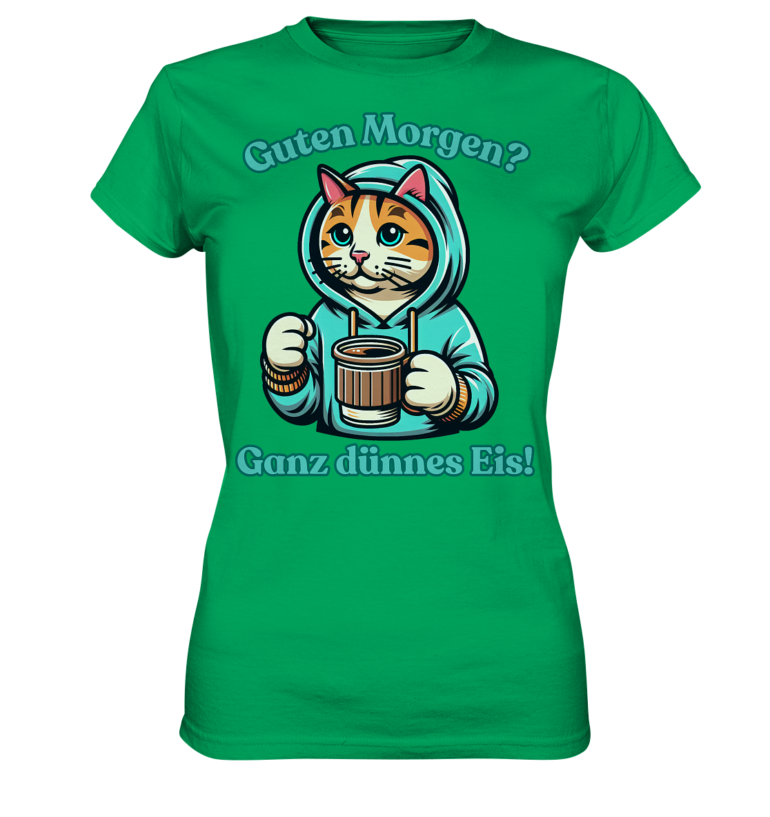 Guten Morgen? Ganz dünnes Eis! - Damen T-Shirt