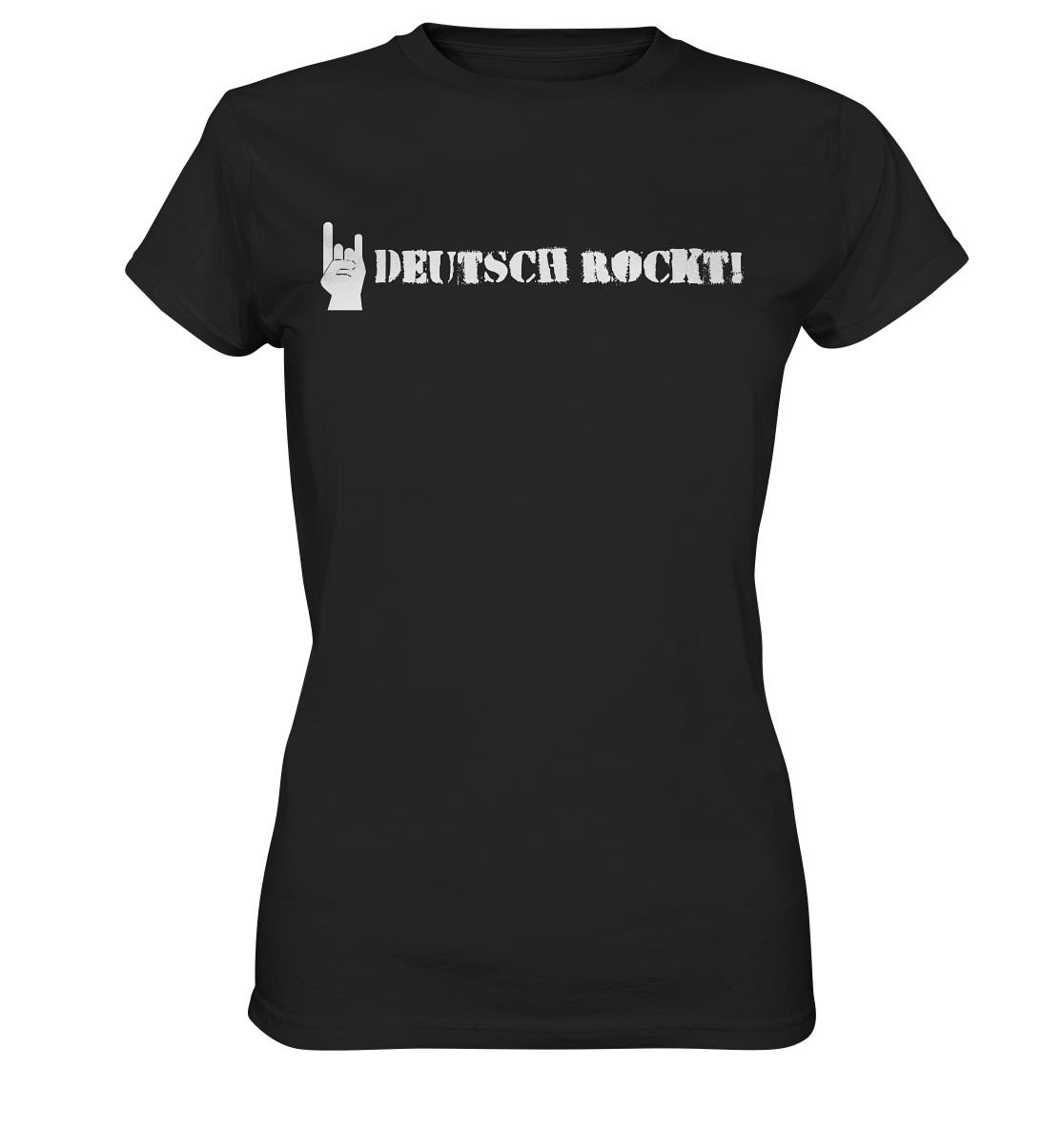 DEUTSCH ROCKT - Logo - Damen T-Shirt