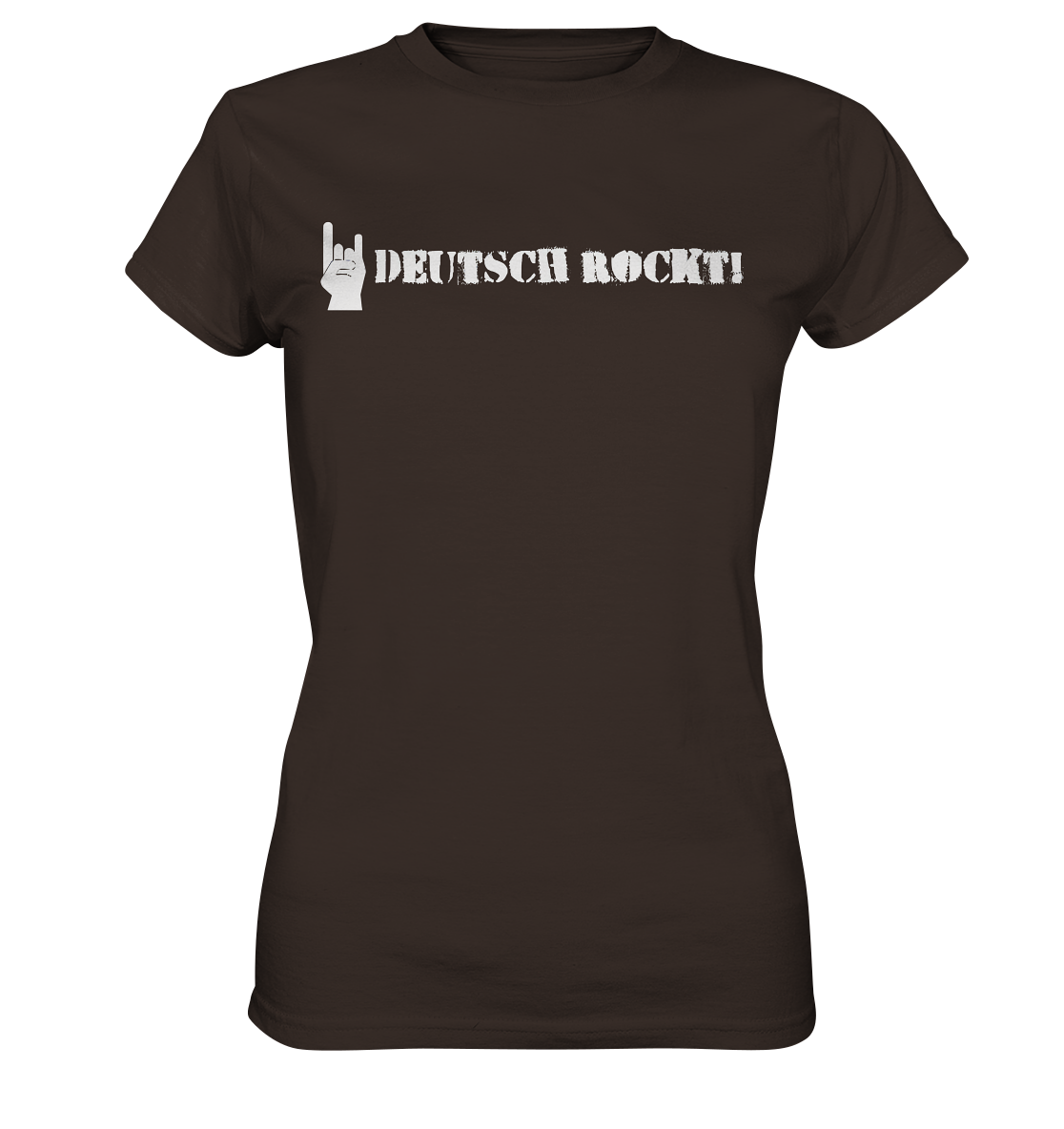 DEUTSCH ROCKT - Logo - Damen T-Shirt