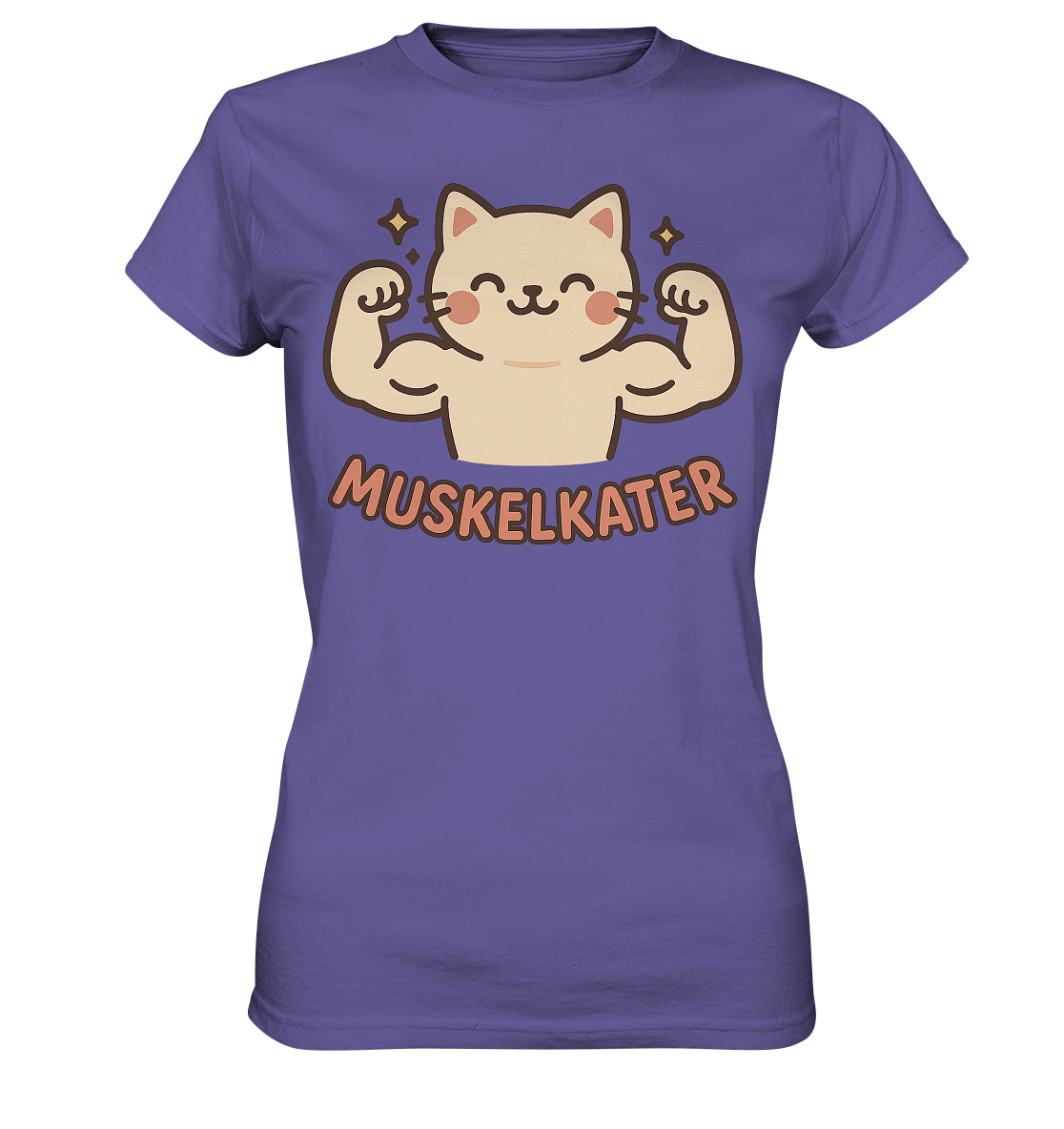 Muskelkater - Kawaii Cat - Damen T-Shirt