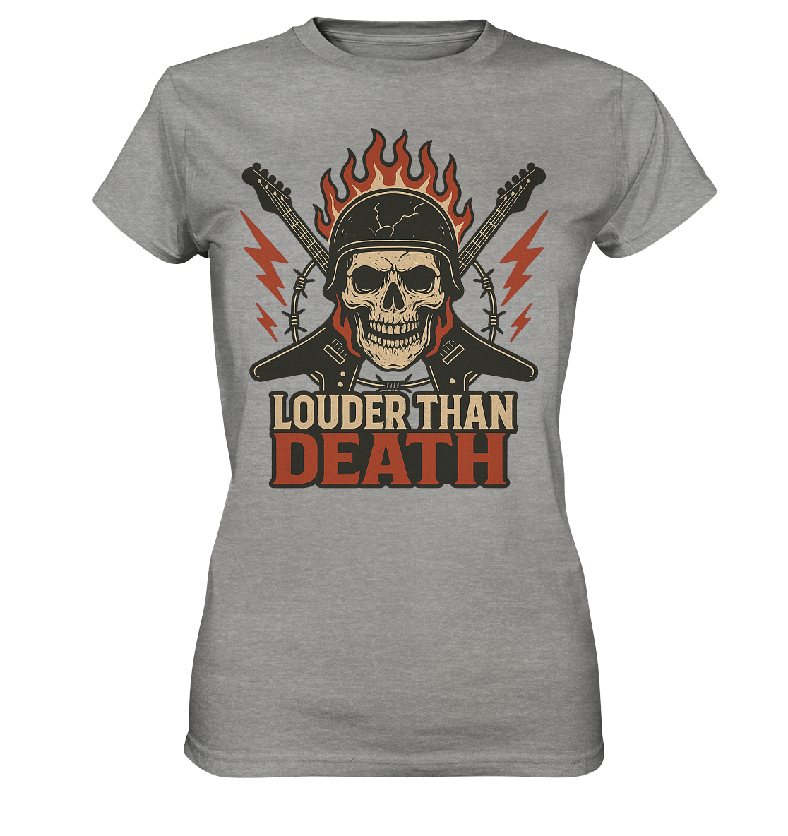 Louder Than Death - Ladies T-Shirt