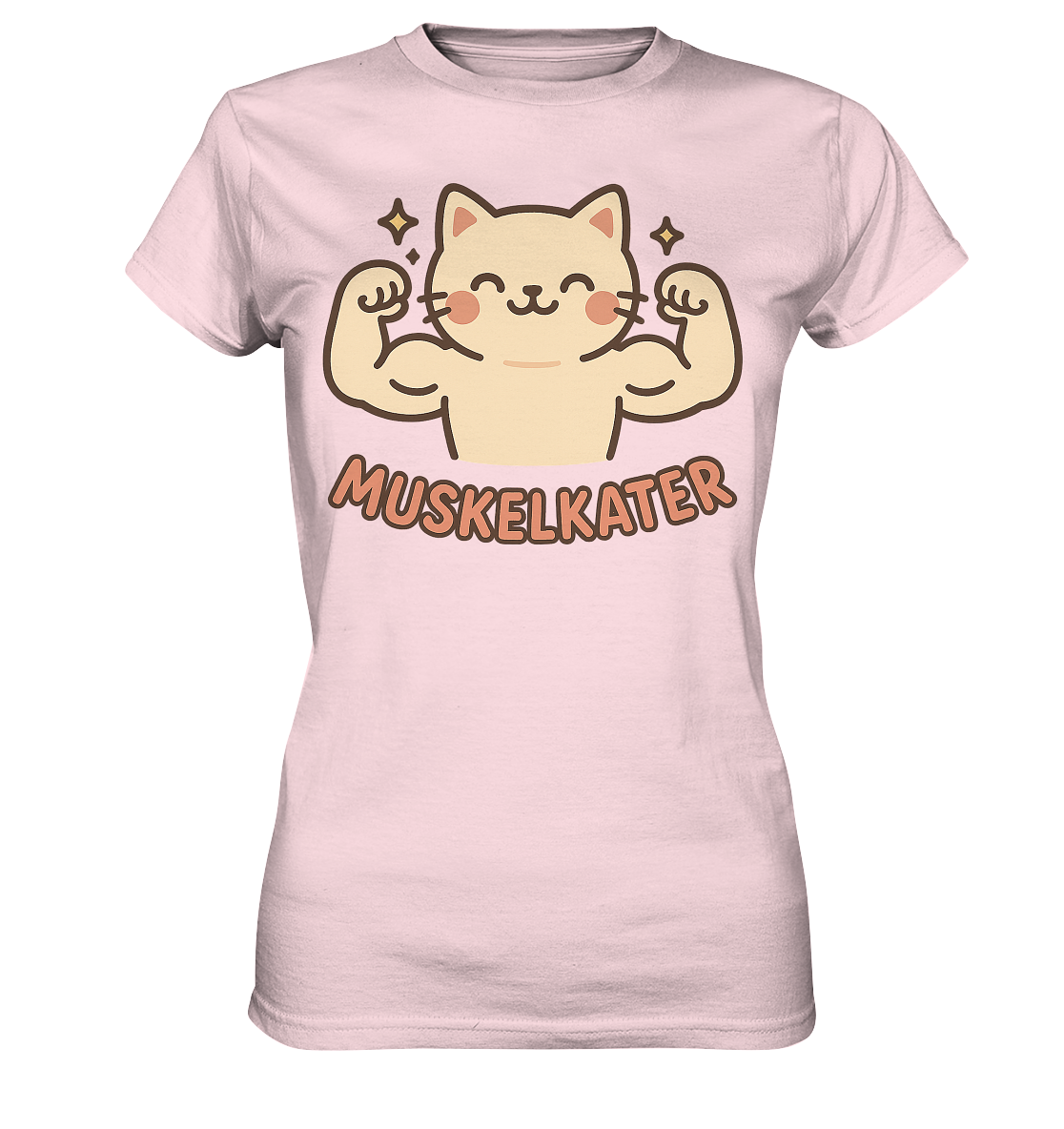 Muskelkater - Kawaii Cat - Damen T-Shirt