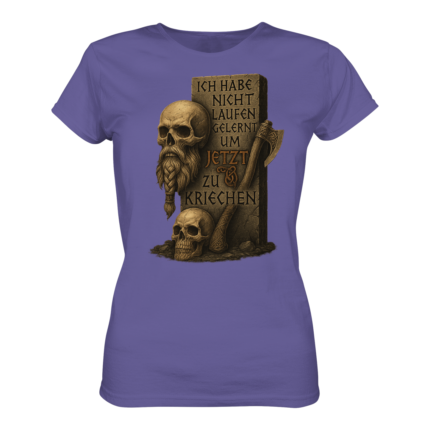 Niemals kriechen - Viking - Damen T-Shirt
