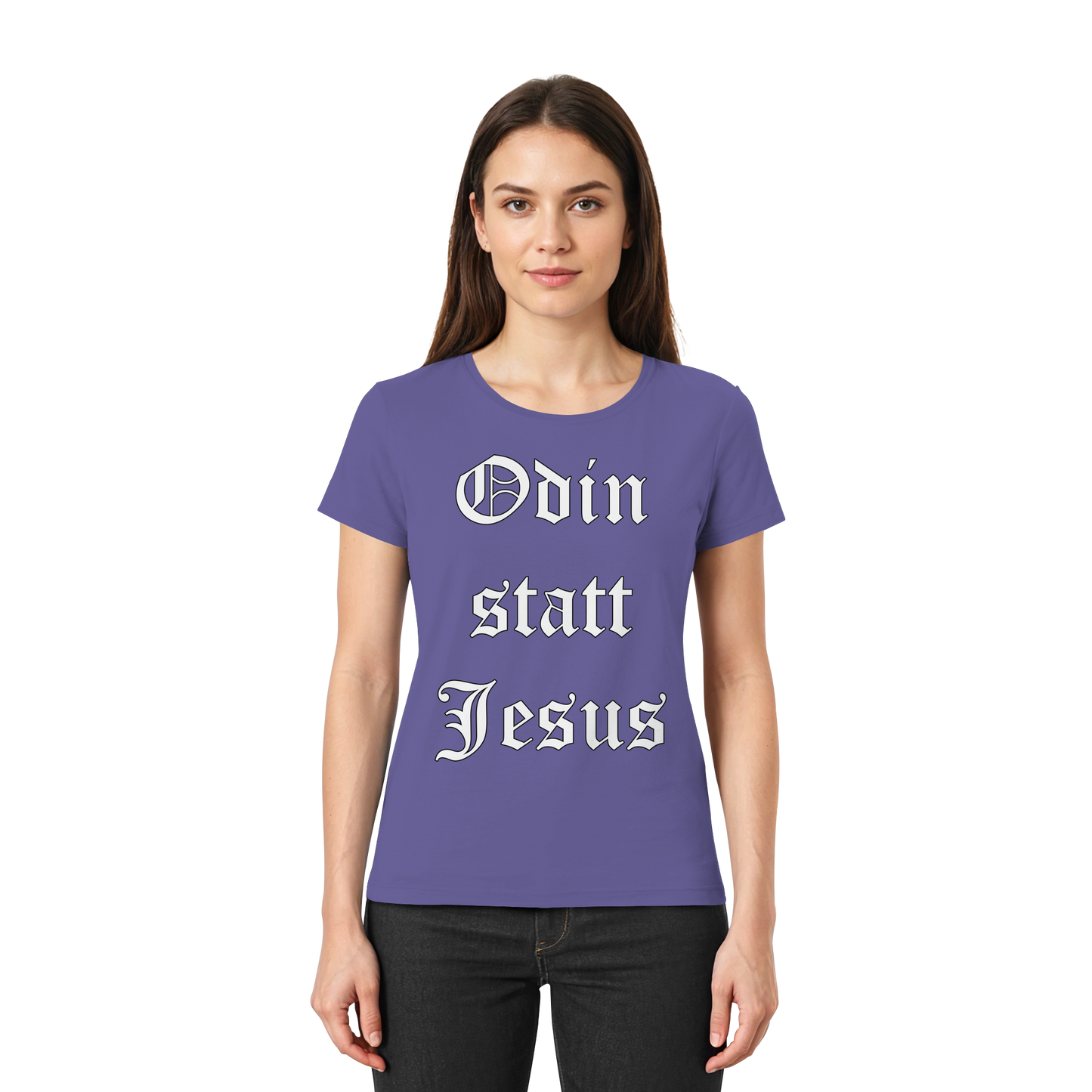 Odin statt Jesus - Damen T-Shirt