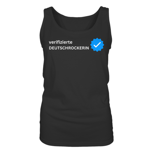 verifizierte Deutschrockerin - Damen Tank-Top Shirt