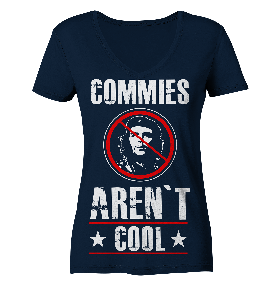 Commies aren`t cool - Damen V-Neck T-Shirt