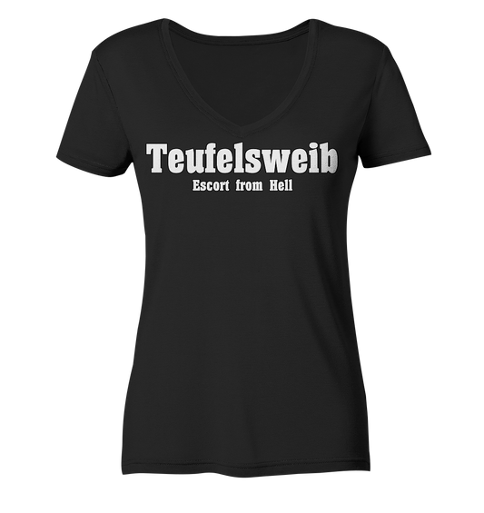 Teufelsweib – Escort from Hell - Damen V-Neck T-Shirt