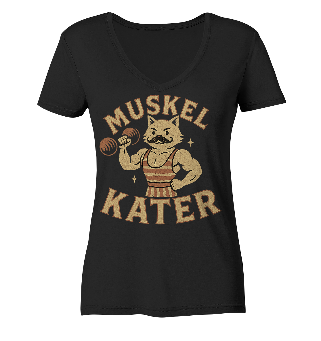 Muskelkater - Ladies V-Neck T-Shirt