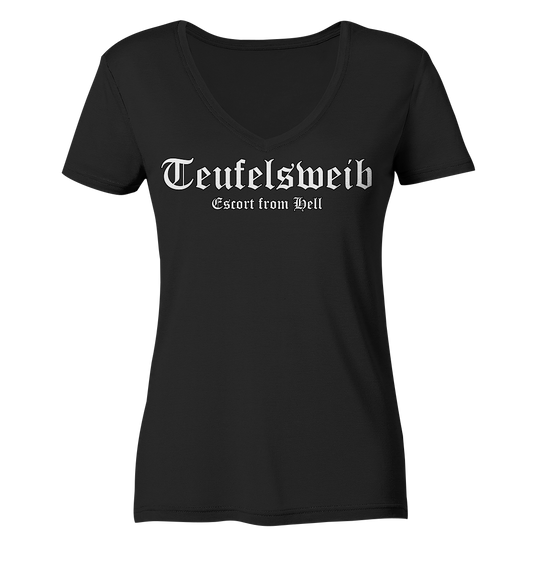 Teufelsweib - Escort from Hell - Damen V-Neck T-Shirt