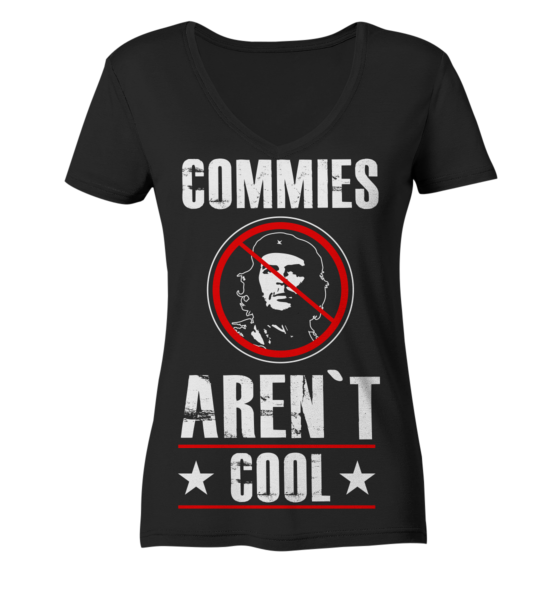 Commies aren`t cool - Damen V-Neck T-Shirt