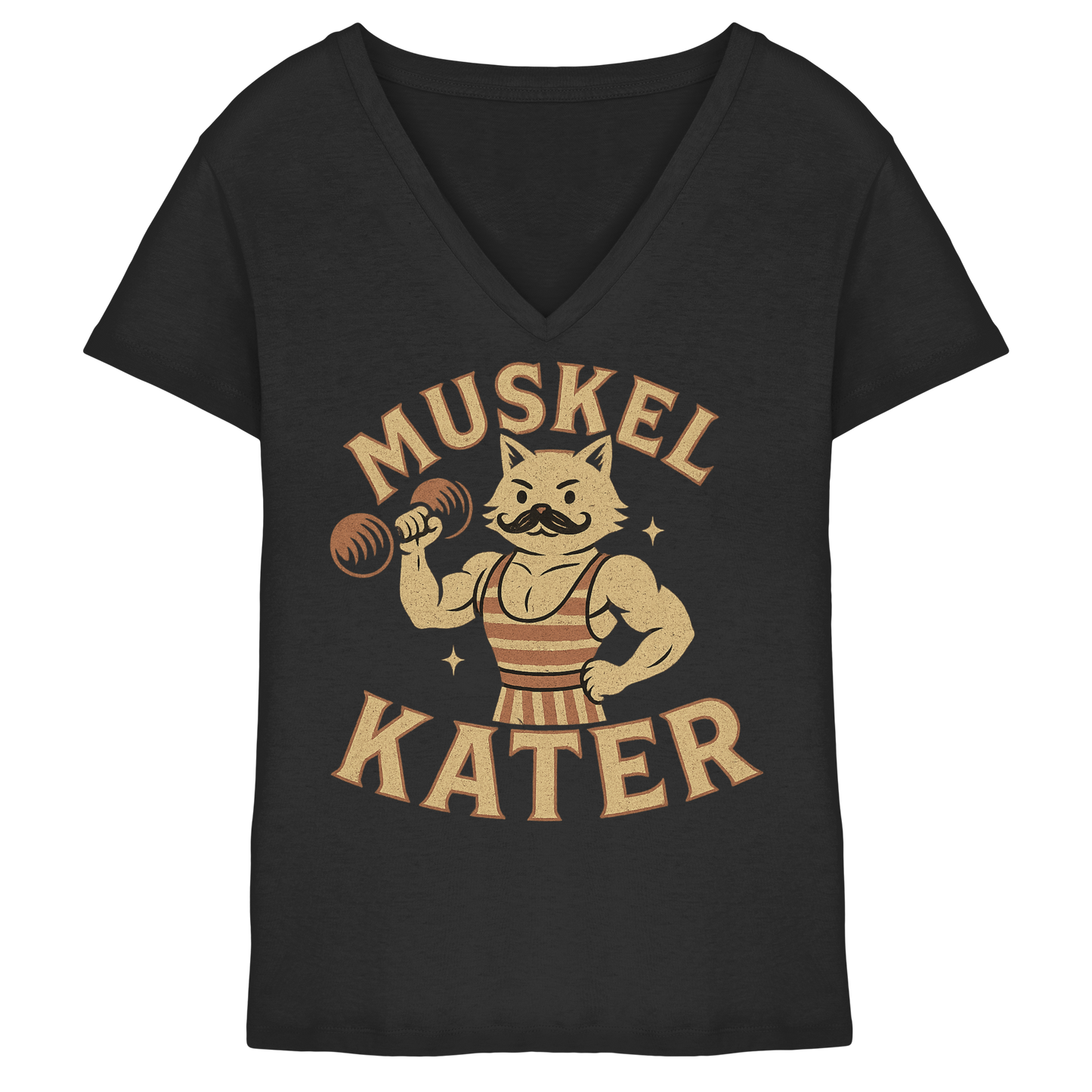 Muskelkater - Ladies V-Neck T-Shirt
