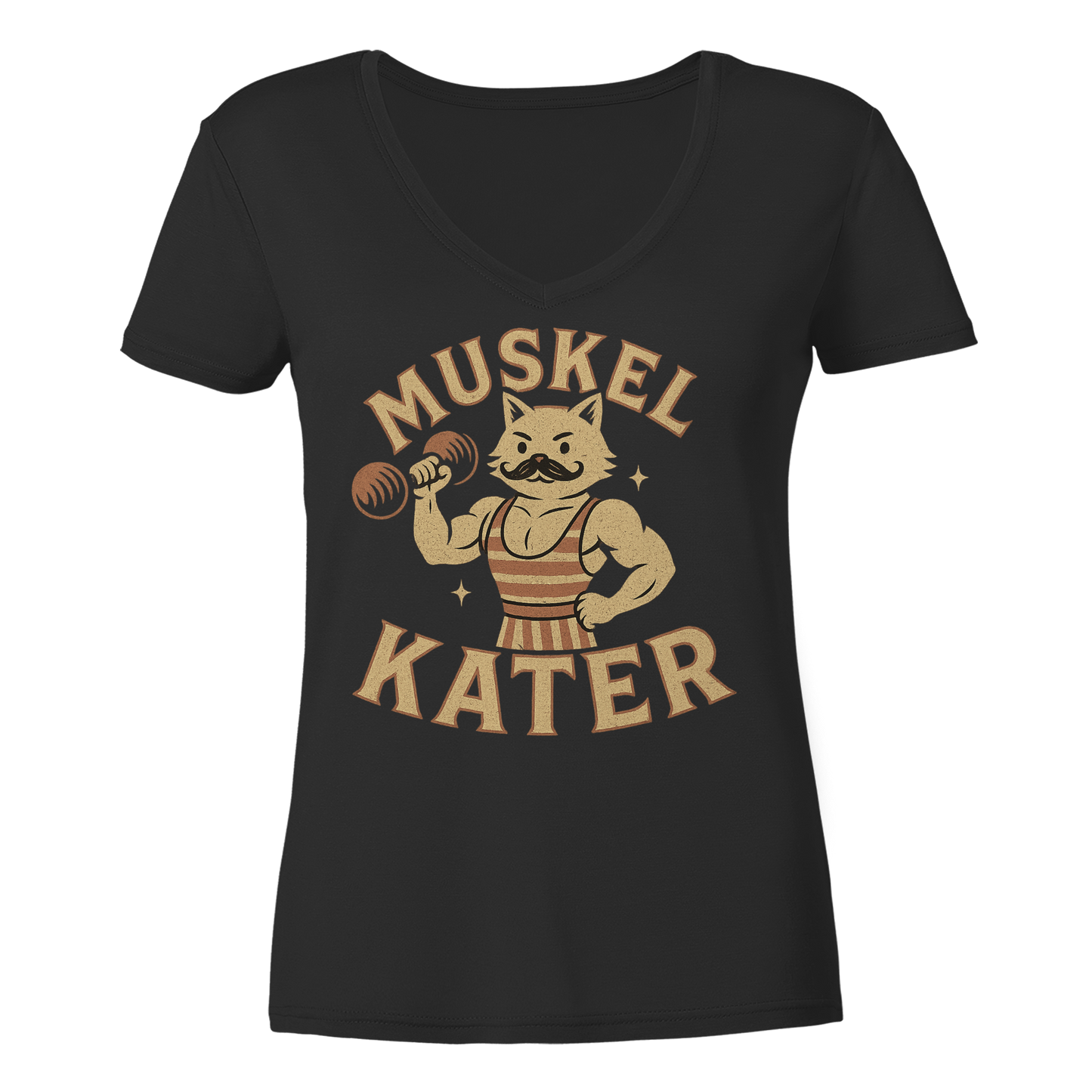Muskelkater - Ladies V-Neck T-Shirt
