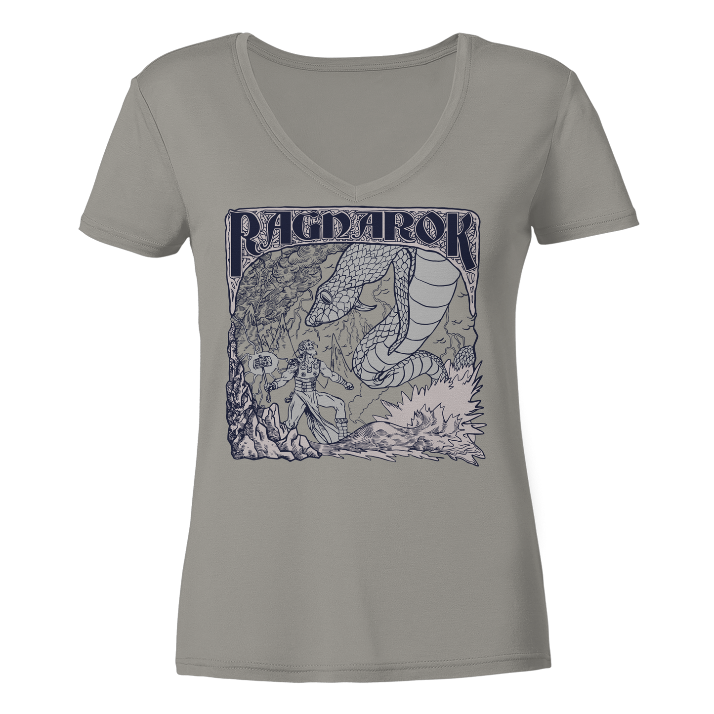 Ragnarok - die letzte Schlacht - Damen V-Neck T-Shirt