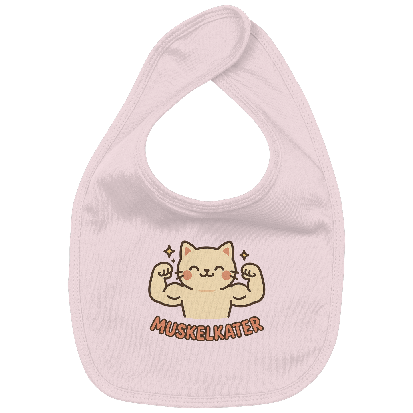 Muskelkater - Kawaii Cat - Baby-Lätzchen