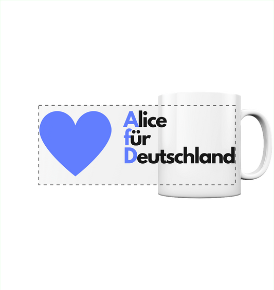 Alice für Deutschland - Tasse