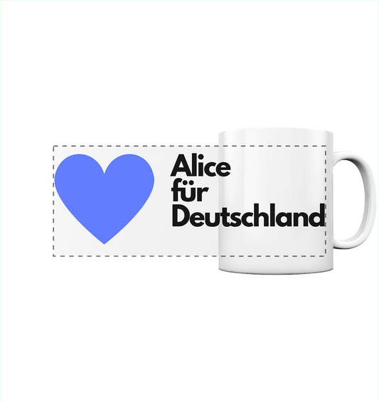 Alice für Deutschland - Tasse