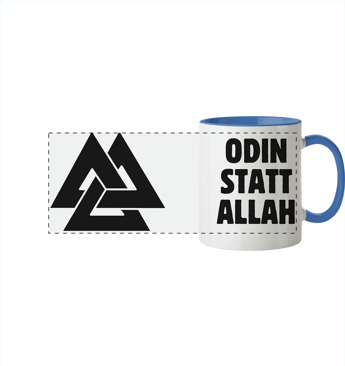 Odin statt Allah - Tasse zweifarbig