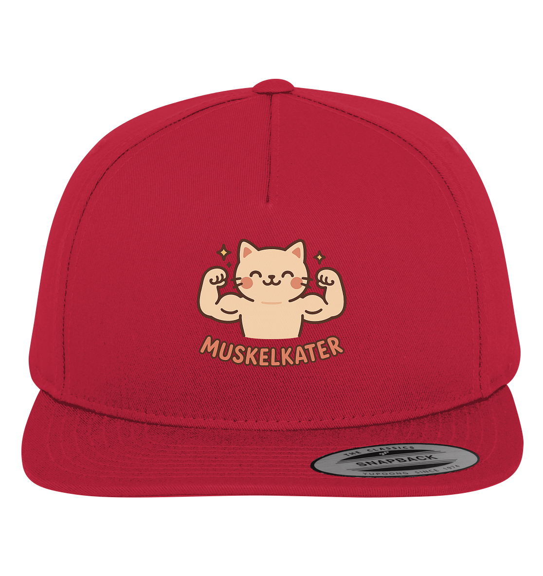 Muskelkater - Kawaii Cat - Baseballkappe / Mütze