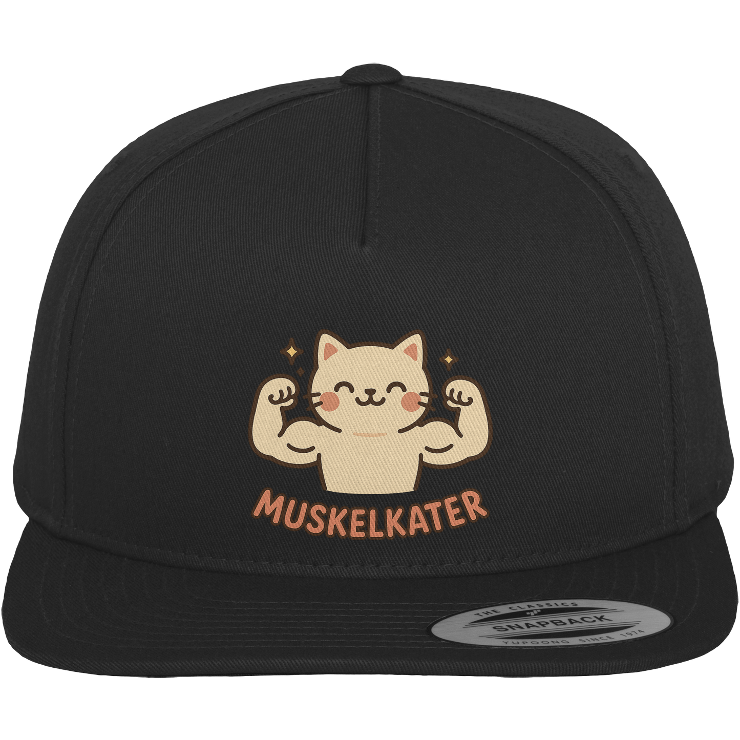 Muskelkater - Kawaii Cat - Baseballkappe / Mütze