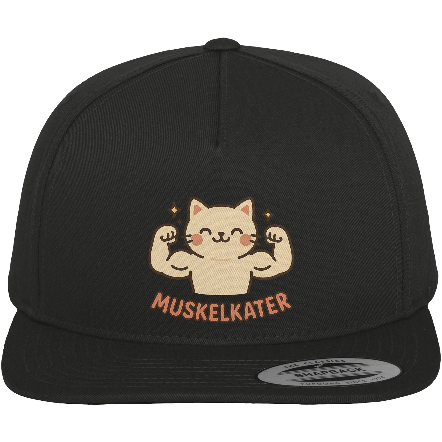 Muskelkater - Kawaii Cat - Baseballkappe / Mütze