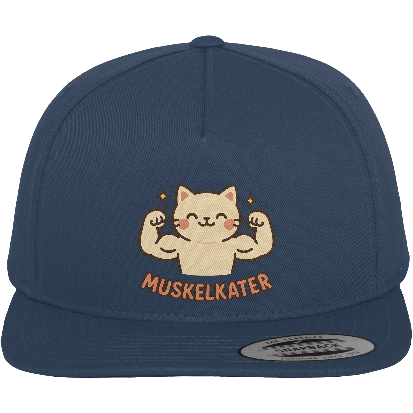 Muskelkater - Kawaii Cat - Baseballkappe / Mütze
