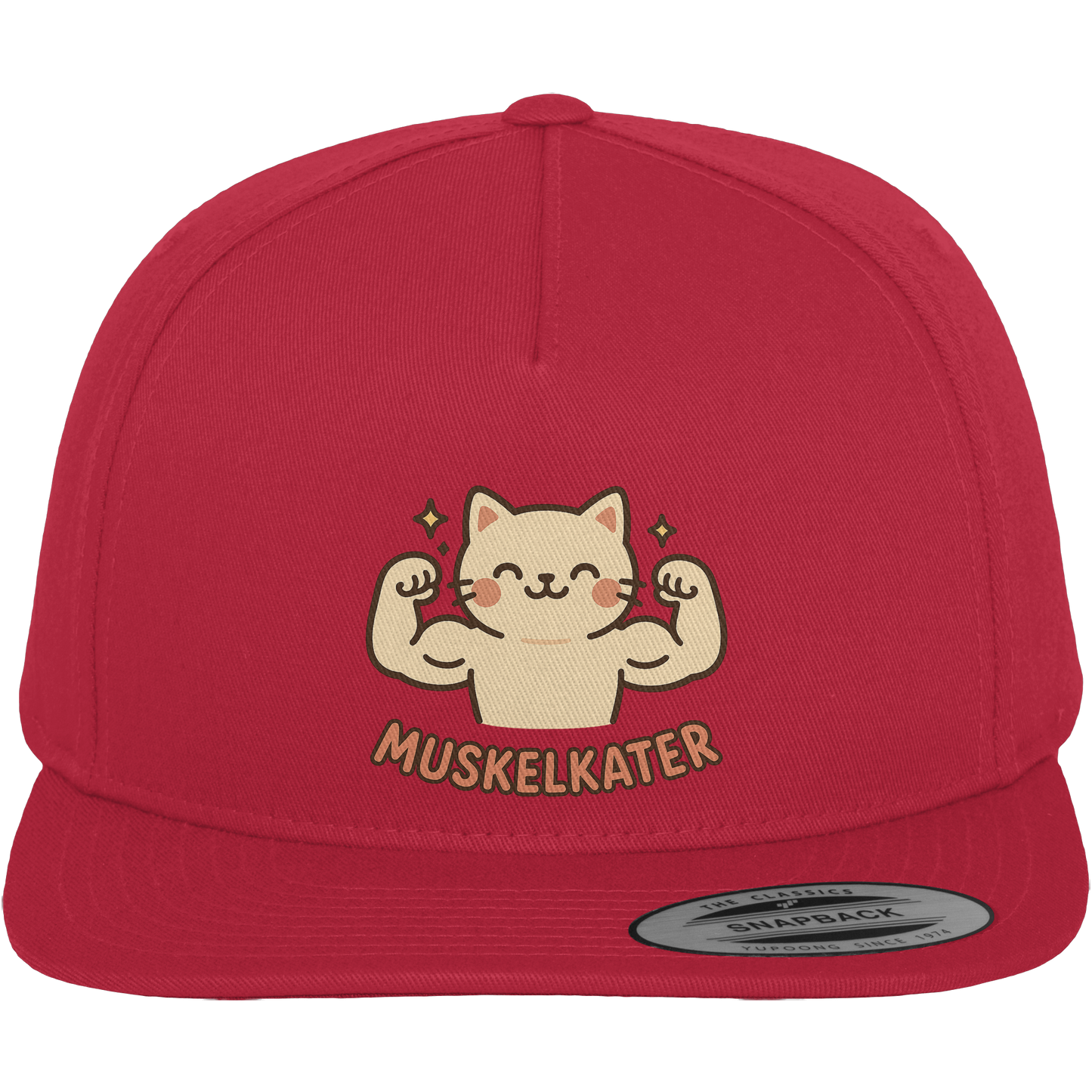 Muskelkater - Kawaii Cat - Baseballkappe / Mütze