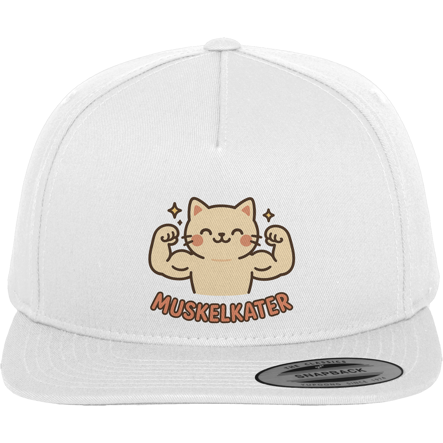 Muskelkater - Kawaii Cat - Baseballkappe / Mütze