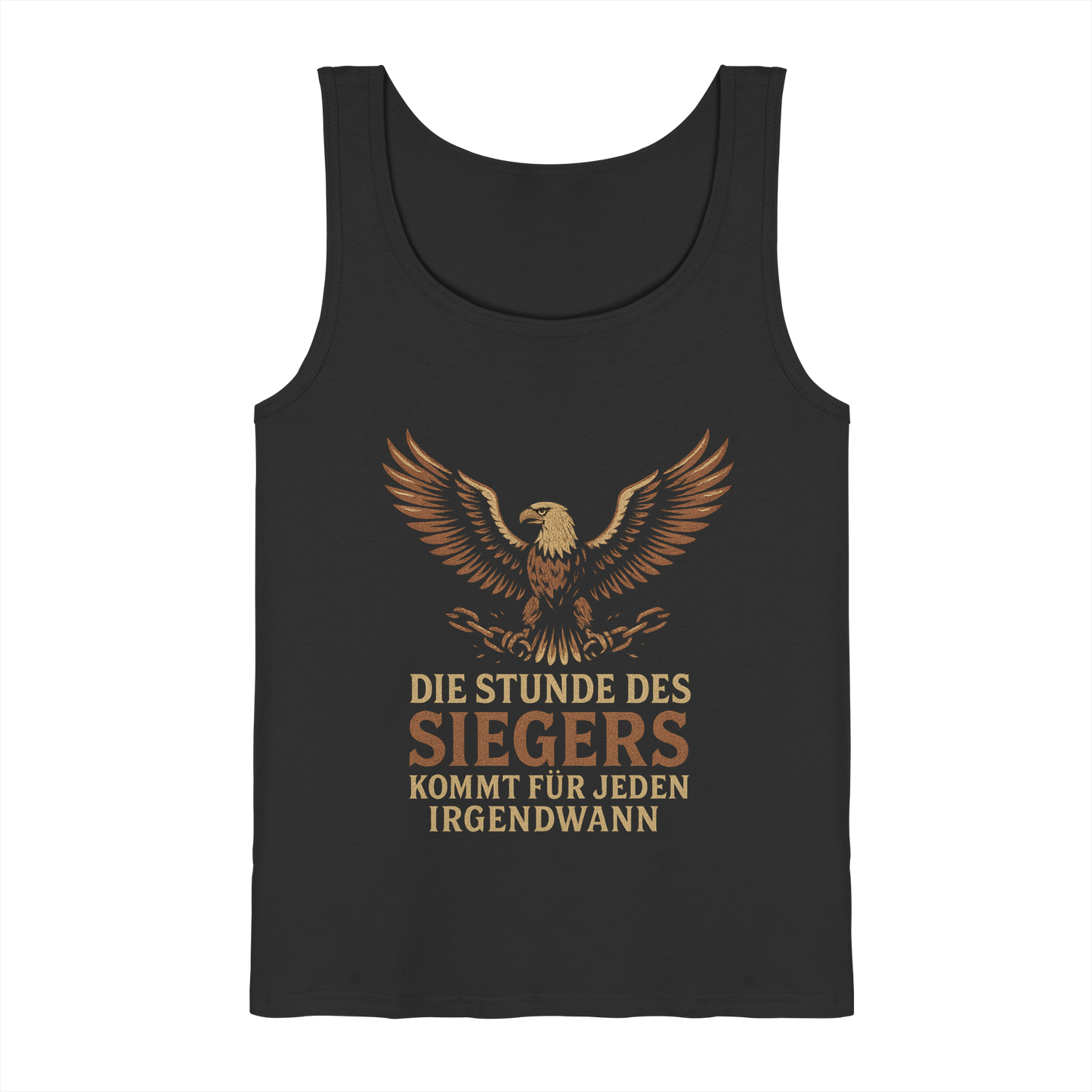 Die Stunde des Siegers kommt für jeden irgendwann - Herren Tank-Top Shirt