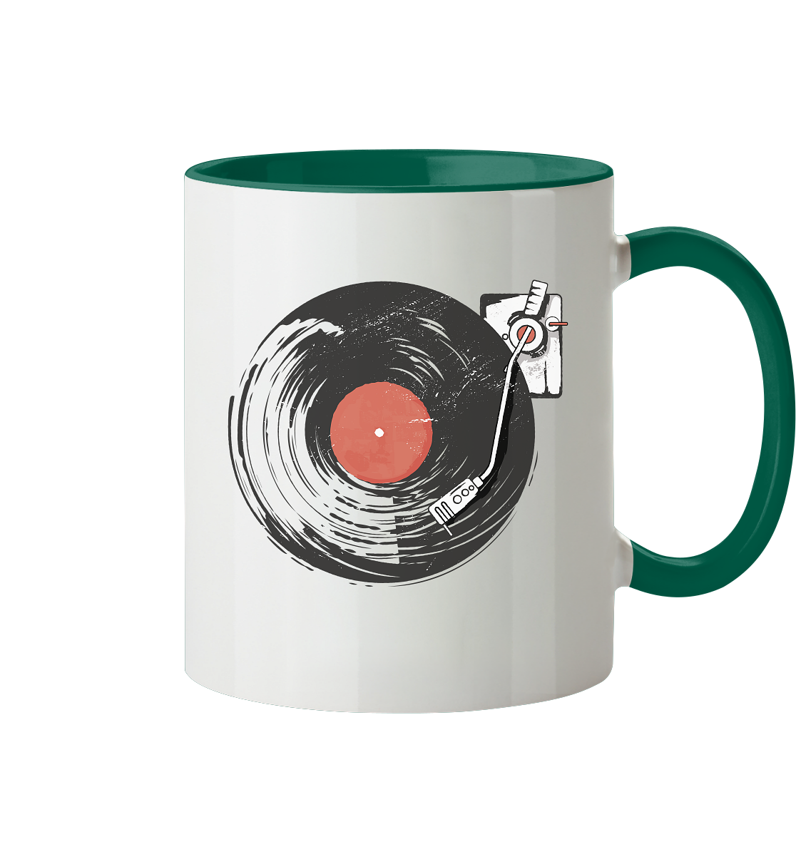 Vinyl Schallplatten - Tasse zweifarbig