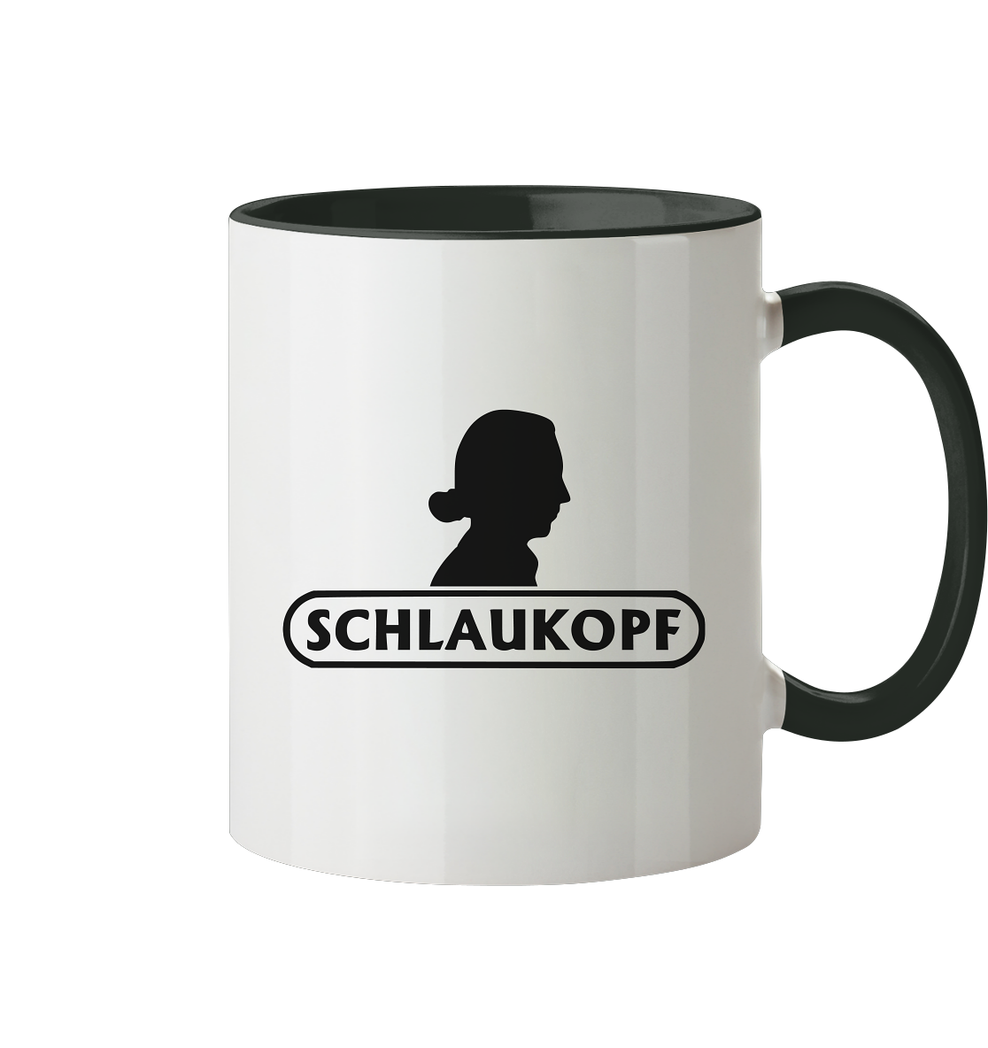 Schlaukopf - Tasse zweifarbig